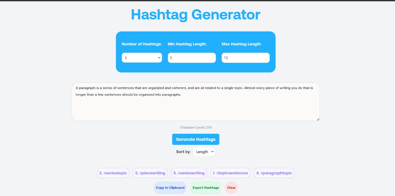 Hashtag Generator image